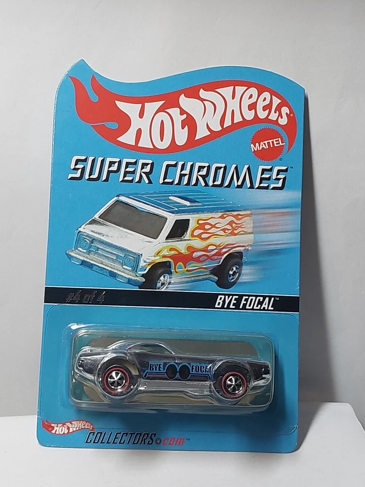 Hot wheels 1/64 🇨🇵 Super Chromes, 4 of 4 Bye Focal, Numéroté 8390/12500 - Photo 1/4