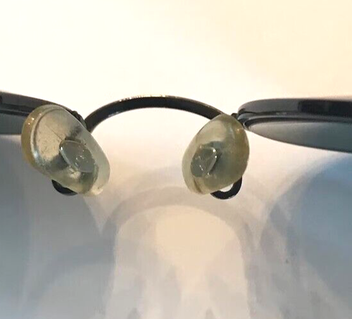 VINTAGE B&L RAY BAN W1574 WYAS BLACK CHROME G15 CRYSTAL ROUND AVIATOR SUNGLASSES - Picture 16 of 16