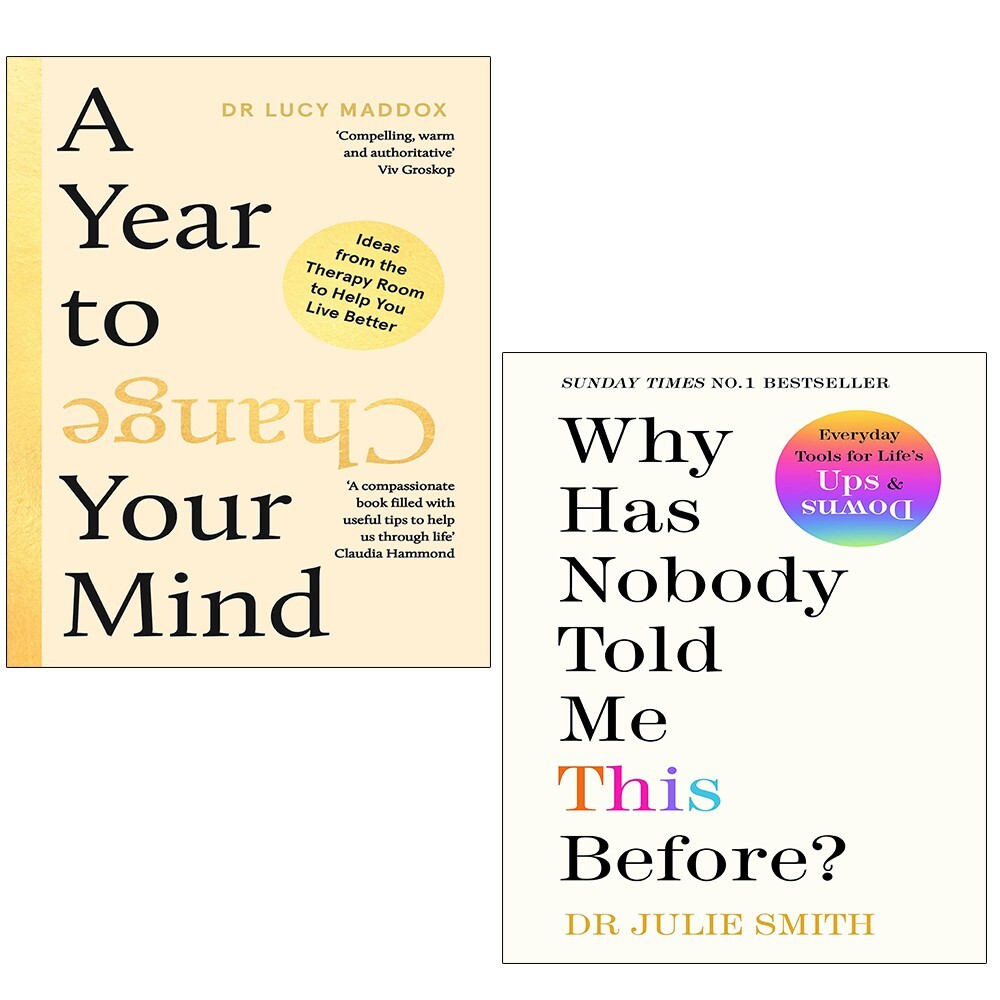 Why Has Nobody Told Me Dr Julie Smith,A Year to Change Your Mind 2 Books Set NEW