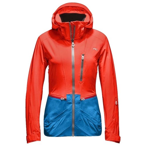 Women's KJUS Diana Size 44 Cherry Red Insulated Ski Jacket