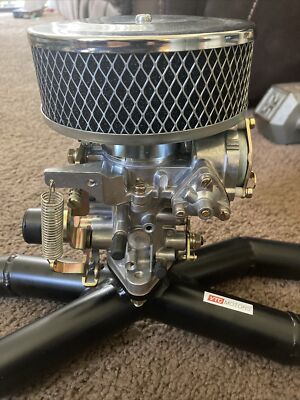 34 PICT-3 Carburetor w/ Gasket 12V Electric Choke And Intake Crossover For Moto