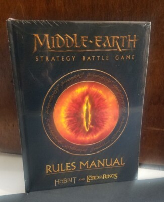 Sealed Middle Earth Strategy Battle Game Rules Manual Lord Of The Rings/Hobbit