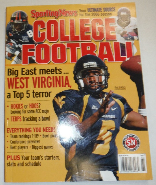 Sporting News College Football Magazine Patrick White 2006 122214R2 eBay