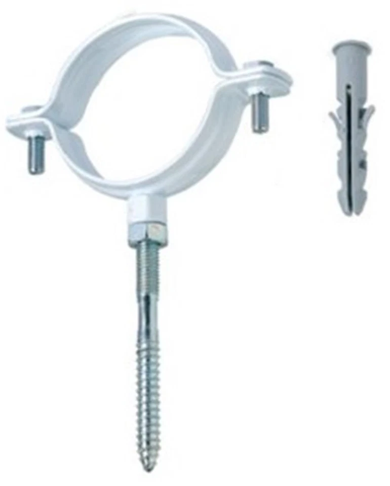 OTER Collare verniciato bianco fissaggio tubi diametri mm. 100-110-140-160