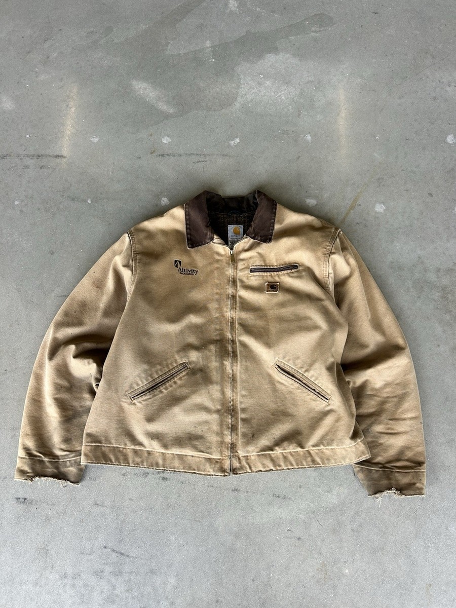 Vintage 90s Carhartt Detroit Jacket Full Zip Lined XL Workwear
