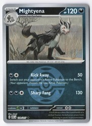 Mightyena 129/217 Ascended Heroes Dusk Ball Reverse Holo Uncommon