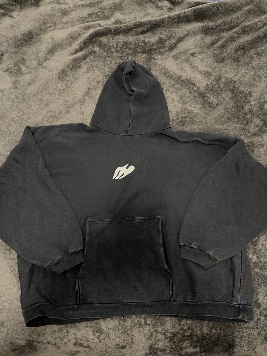 Kanye West Donda Slam Washed Black Hoodie | eBay
