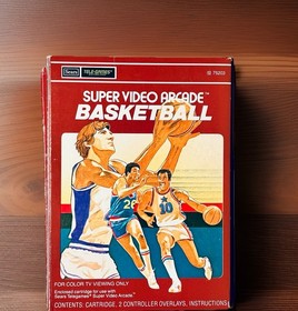 SEARS TELE-GAMES INTELLIVISION BASKETBALL CIB! CLEANED & TESTED GOOD CONDITION!
