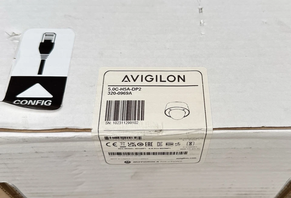 Avigilon 5.0C-H5A-DP2 Pendant Mount Outdoor Dome Camera - Image 2 of 2