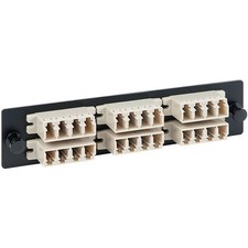 Adapter panel 6 quad lc 24f beige mm