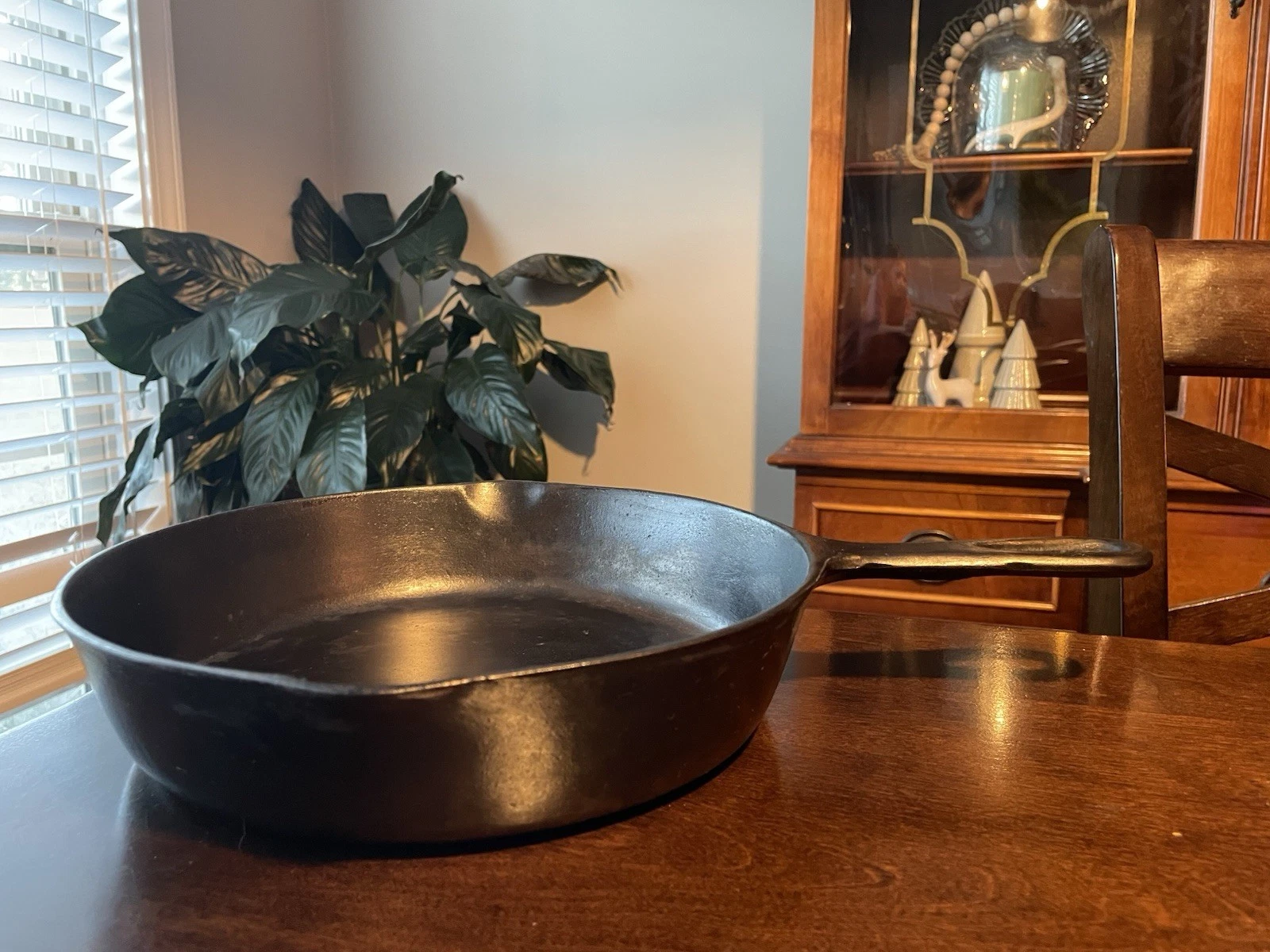 Vintage BSR Red Mountain Cast Iron Skillet #7 H