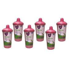 Sippy Cups, Pink, Lot of 6, by Parents Choice