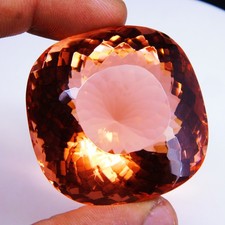 Certified 369.70Ct Master Collection Natural Imperial Topaz Cushion Cut Gemstone