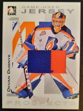 2004 ITG Hockey DEVAN DUBNYK Game-Used Jersey Relic Card /90 NHL Edmonton Oilers