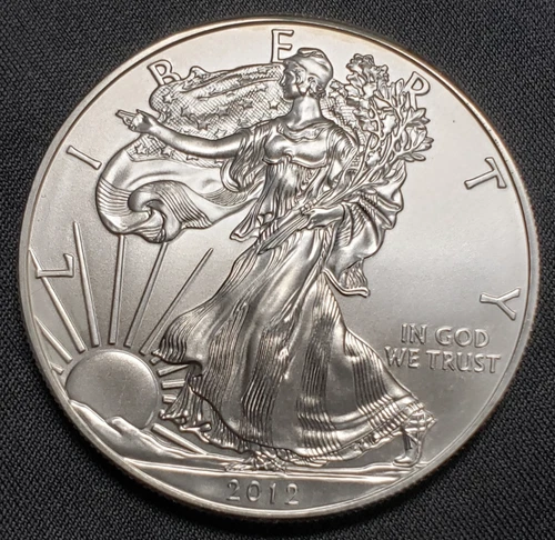 2012 American Silver Eagle 1 oz .999 Fine Silver Uncirculated