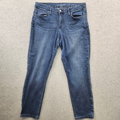 CALVIN KLEIN Ultimate Skinny STRETCH Jeans Women Sz 14 L30 Medium Wash