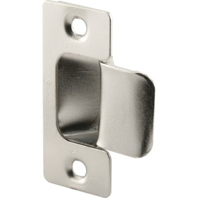 1 PC U 10278 Two Piece Adjustable Door Strike Plate Chrome Plated Hardware
