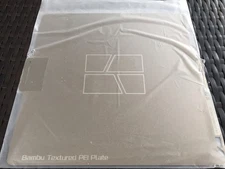 Genuine Bambu Lab Bambu Textured PEI Plate Double Sized A-1 , X-1, P-1, 256 X 25