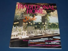 2007 APRIL TRADITIONAL HOME MAGAZINE - WORLD CLASS STYLE FRONT COVER - H 14056