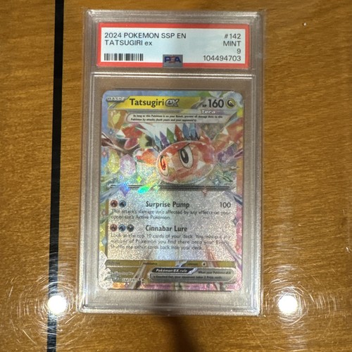 2024 Pokémon Surging Sparks Tatsugiri ex #142/191 PSA 9 MINT
