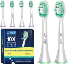 Replacement Brush Heads Compatible with Philips Sonicare Electric Toothbrush wit