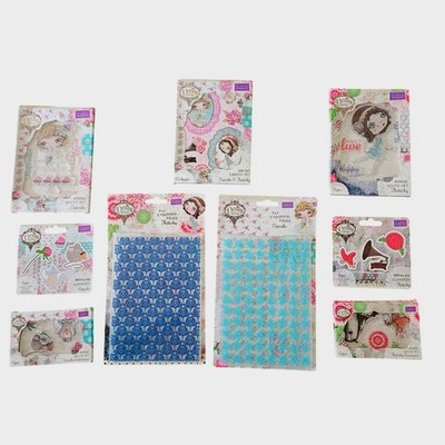Crafters Companion Verity Rose Cupcake/Flutterby Stamp Die Embossing Bundle 43pc
