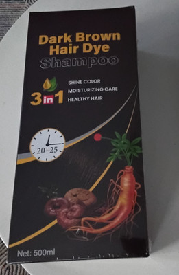 Dark Brown Hair Dye Shampoo