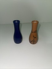 Vintage Mini Chinese Vases 4 Inches Set of 2