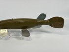 14” Long Nose Fish Spearing Decoy Lure Wood Carved Primitive - Signed S.A.W. — photo 4