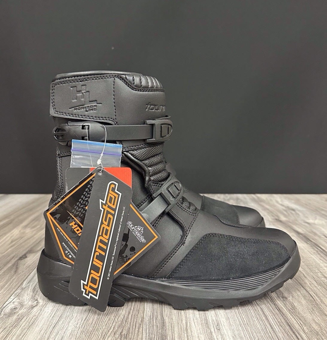 Tourmaster Horizon Line Break Trail Motorcycle Boots Black Men’s 11 - Brand NEW