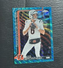 2023 Topps Chrome Jake Browning Aqua #63 /199 Bengals NFL