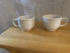 Homer Laughlin Retired Fiesta(2) Jumbo Cups/Mug 18oz Ivory Color