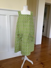 One Of A Kind Handmade Japanese Style Cross Back Smock Apron NWT