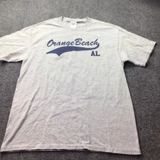 port and company t shirt Men’s Medium Orange Beach Alabama