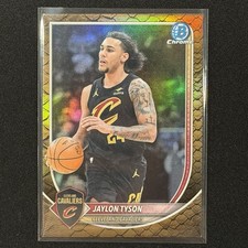 2025-26 Bowman Chrome Jaylon Tyson Reptilian Refractor #BCV-173 Cavaliers