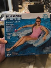 Bluescape Inflatable Comfort Chair Lounge Pool Float, Teal, Age 14 & Up, Unisex