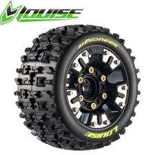 Louise ST-Pioneer Mini Maxx XRT Tires 12, 14, 17mm Hex 0 & 1/2' Off Soft (2)