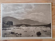 Bridge of Orchy, Argyll Scotland J. Arthur Dixon Photogravure Postcard 1974