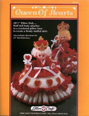 Queen of Hearts to Crochet Doll Clothes | Fibre Craft FCM161