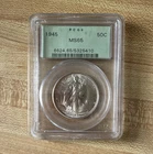 Walking Liberty Half Dollar 1945 50C PCGS MS65 Philadelphia Silver 0.9