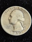1940 S Washington Quarter 90% Silver Good GD