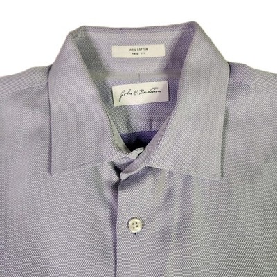 John W Nordstrom Dress Shirt Men 16.5 - 32 Trim Fit Purple Long Sleeve  Button Up | eBay