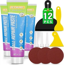 12 Pcs Drywall Repair Kit, Spackle Wall Repair, Wall Hole Filler, Wall Putty Hol
