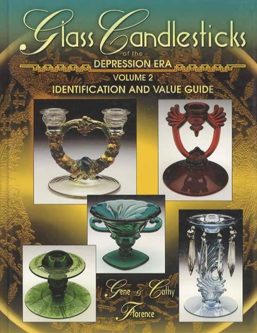 Depression Era Glass Candlesticks Book 2 Fostoria Elegant Candle Holder-image