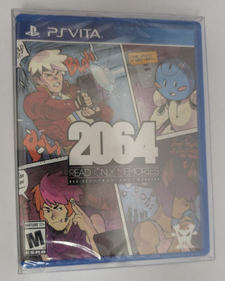 2064 Read Only Memories For Sony Playstation Vita Limited Run + Card Sealed
