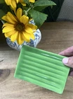 Vintage Bauer Pottery 2000 Los Angeles Ringware Soap Dish Green Great Condition