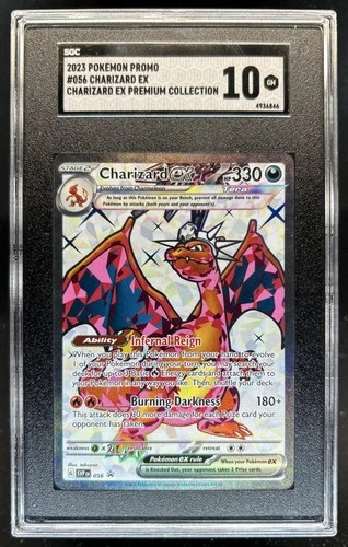 2023-25 Pokemon SV Black Star Promos Charizard ex #056 SGC 10