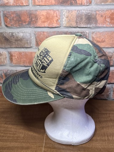 Vintage La-z-Boy Liegesessel Williams Möbel McKenzie Tennessee Camouflage Schaumstoff Hut - Bild 4 von 6