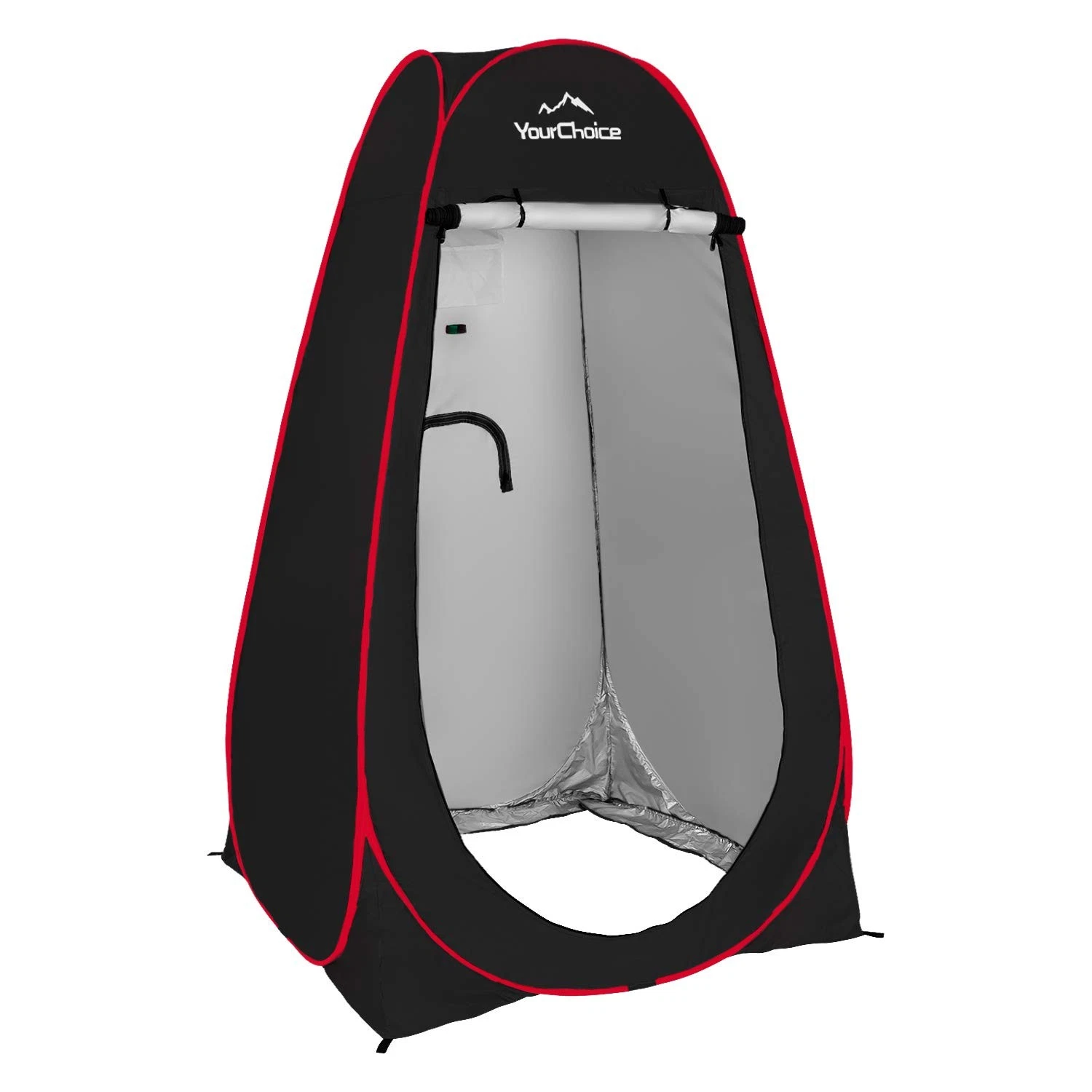 Pop Up Shower Tent 3.9x3.9x6.2FT Privacy Tent Camping Outdoor Portable Rain