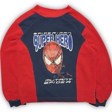 Vintage Spiderman Marvel 2003 Long sleeve shirt boys youth size 7
